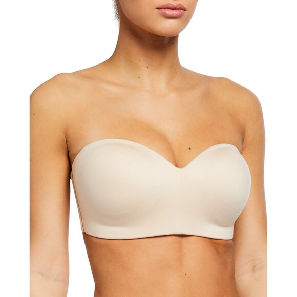 🆕WACOAL Staying Power Wireless Strapless Convertible Bra 38DD Beige #854372 - Picture 1 of 12